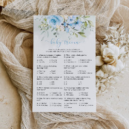 Chá de fraldas de eucalipto azul-aquarelas trivia