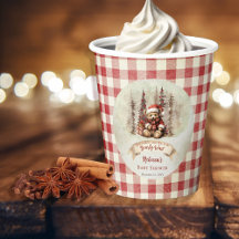 Chá de fraldas de Feriado de Espera do Urso de Woo