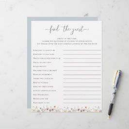 Chá de fraldas De Flor Selvagem Encontra O Jogo Co