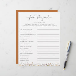 Chá de fraldas De Flor Selvagem Encontra O Jogo Co