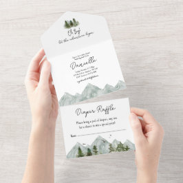 Chá de fraldas de Floresta de Aventura de Cores Aq