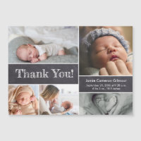 Chá de fraldas de fotos modernas do Chalkboard Obr