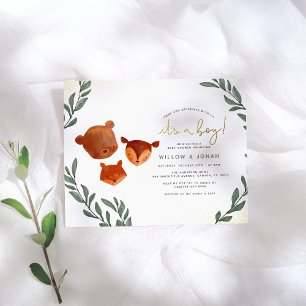 Chá de fraldas de Garoto Verde da Floresta Florest