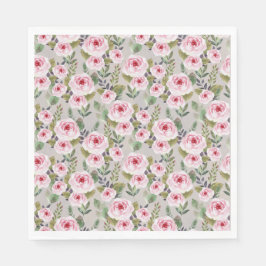 Chá de fraldas de guardanapo de papel com design b