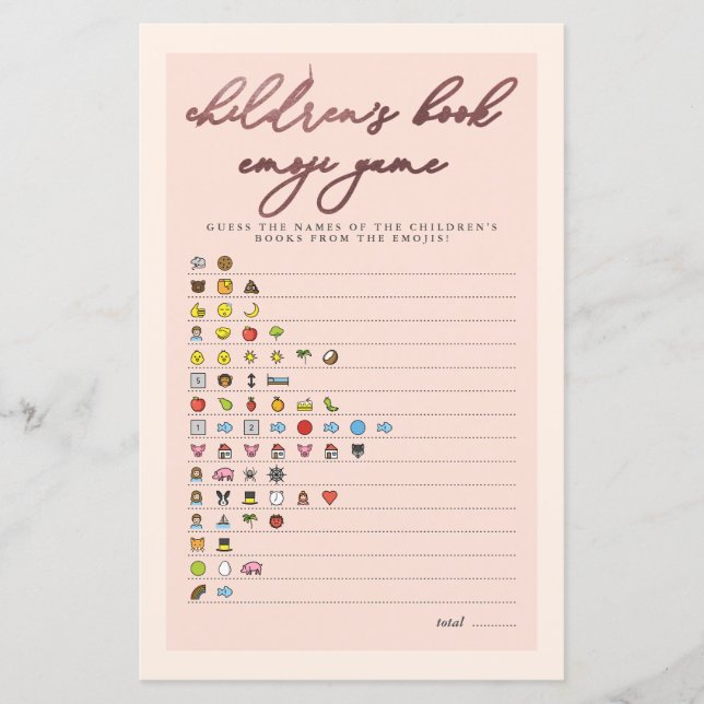 Chá de fraldas De Jogo Emoji De Tipografia Dourada (Frente)