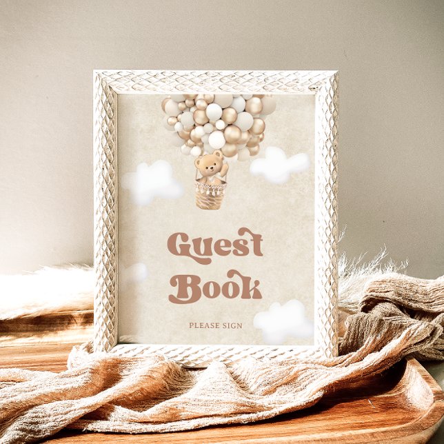 Chá de fraldas de Livro de Poster de Balões de Urs (Criador carregado)