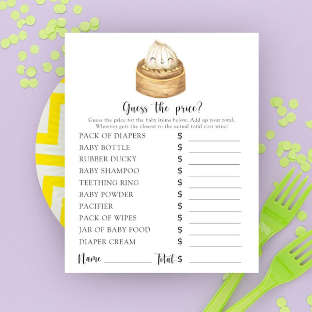 Chá de fraldas de lixo adivinha o preço? Jogo (Criador carregado)