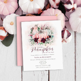 Chá de fraldas de Menina de Abóbora de Orçamento