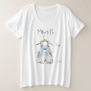 Chá de fraldas De Menino Da Mãe Mais Camisa Do Tam