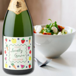 Chá de fraldas de mercado do agricultor com cresci