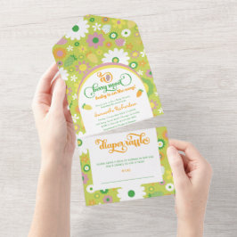 Chá de fraldas De Morango E Fralda Raffle