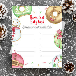 Chá de fraldas de Natal - Diga a esse jogo de comi