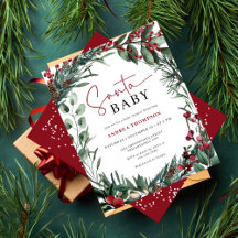 Chá de fraldas de Papais noeis de Natal com Aquare