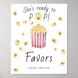 Chá de fraldas de pipoca - Favorece Poster