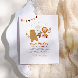 Chá de fraldas de Roupas e Arco-Íris