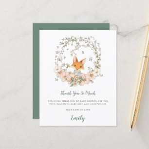 Chá de fraldas De Sábio De Raposa De Corte De Orça