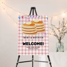 Chá de fraldas de Soufa Festiva de Bebê e Brunch