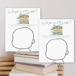 Chá de fraldas de Storybook - Quem me deu a minha