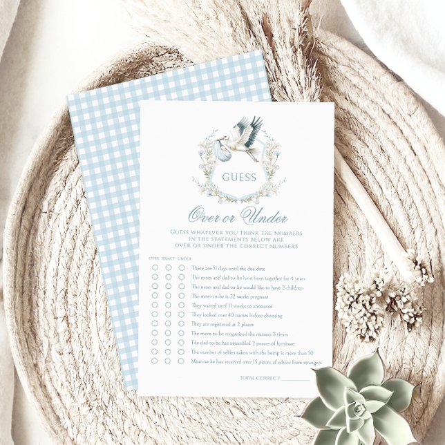 Chá de fraldas de Tempestade Azul Claro Sobre ou S (Criador carregado)