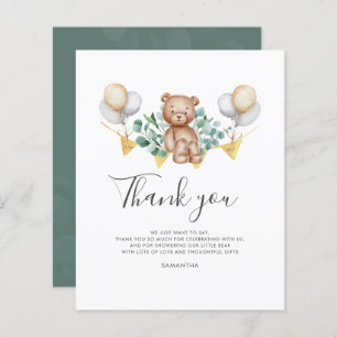 Chá de fraldas De Urso Bonito Obrigado