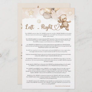 Chá de fraldas do Bebê Direito Esquerdo