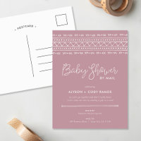 Chá de fraldas do Modern Boho por Convite por Emai