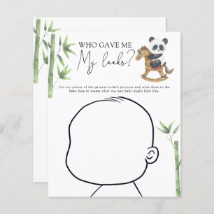 Chá de fraldas do urso Panda