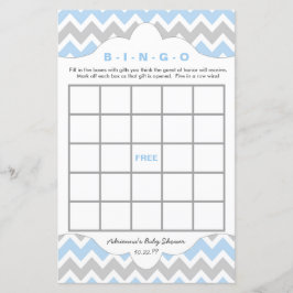 Chá de fraldas DUPLO DE JOGO DO Bingo Blue BOY