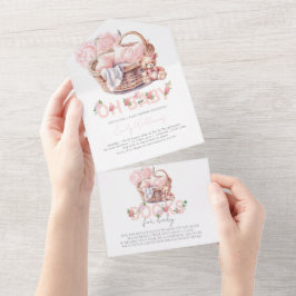 Chá de fraldas e livros para bebê