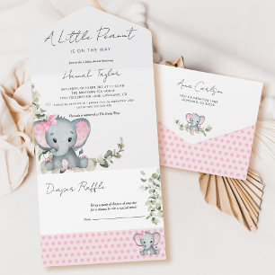 Chá de fraldas Elefante