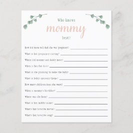 Chá de fraldas Eucalyptus Que Conhece O Melhor Jog