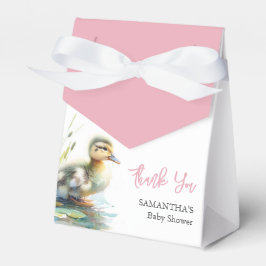 Chá de fraldas Favor Caixas Mallard Patos