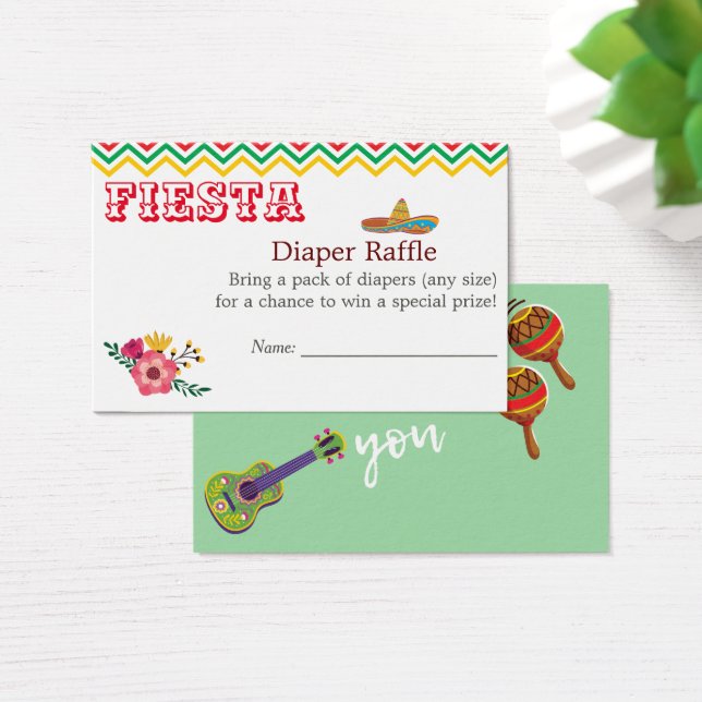 Chá de fraldas Fiesta Charming Raffle (Mesa)