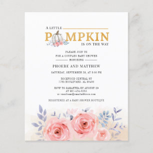 Chá de fraldas Floral de Casais de Orçamento