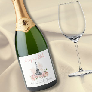 Chá de fraldas Floral Parisiense de Paris Bonjour