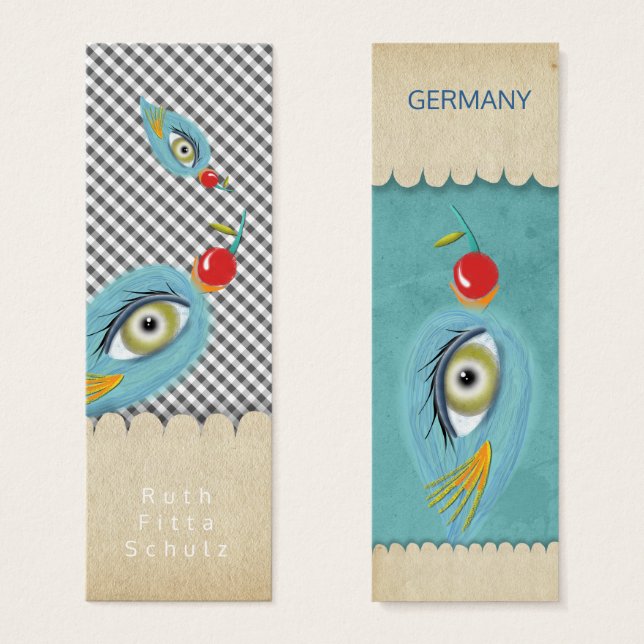 Chá de fraldas Gingham (Frente & Verso)