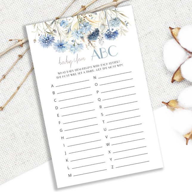 CHÁ DE FRALDAS Hydrange Azul DUSTY Item Bebê Jogo  (Criador carregado)