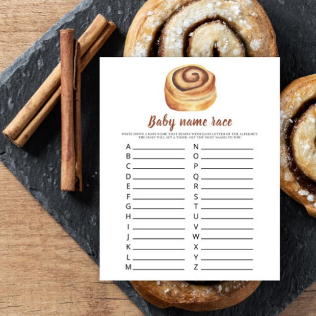 Chá de fraldas - Jogo de corrida do nome do bebê (Criador carregado)