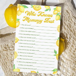 Chá de fraldas Lemon Que Conhece O Melhor Jogo Da