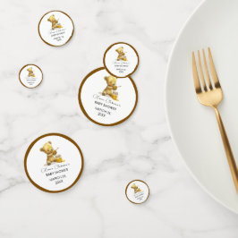 Chá de fraldas Mel Bear Minimalista