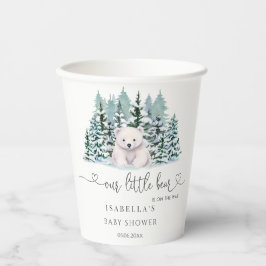 Chá de fraldas Minimalista Da Floresta Polar De in