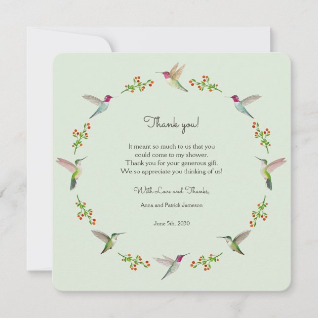 Chá de fraldas Obrigado (Frente)