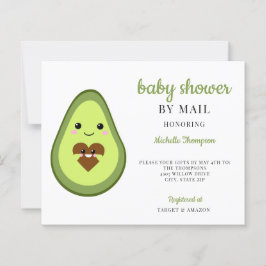 Chá de fraldas Orçamental Por Mail Kawaii Avocado 