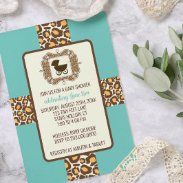 Chá de fraldas ou Gênero Revelar Convites de festa