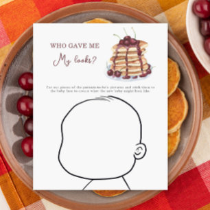 Chá de fraldas Pancakes que me deu minha aparência