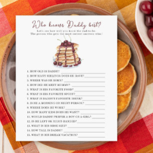 Chá de fraldas Pancakes - Quem sabe o melhor jogo 