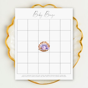Chá de fraldas Pérola - Jogo Baby Bingo