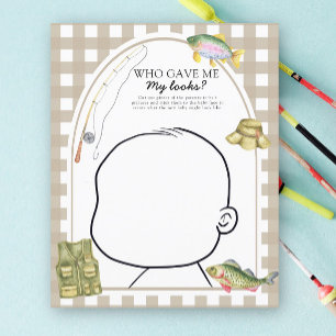 Chá de fraldas Pescador - Quem me deu meu jogo de