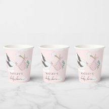 Chá de fraldas Pink Stork