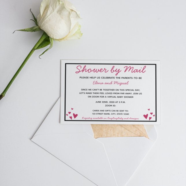 Chá de fraldas por Convite por Correio (Criador carregado)